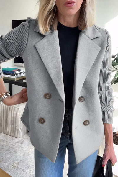 Miles – Gemütliche Strickjacke im Patchwork-Stil