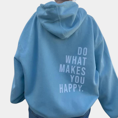 Zeitlos warmer Statement-Kapuzenpullover - Sophie