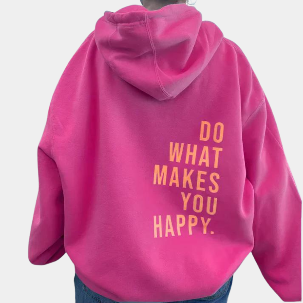 Zeitlos warmer Statement-Kapuzenpullover - Sophie