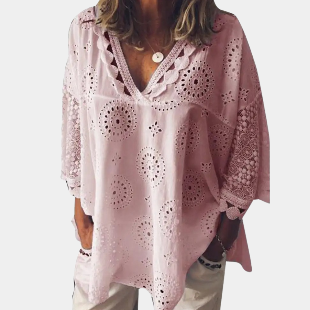 Zeitlose Sommerbluse für vielseitiges Styling - Hannelore