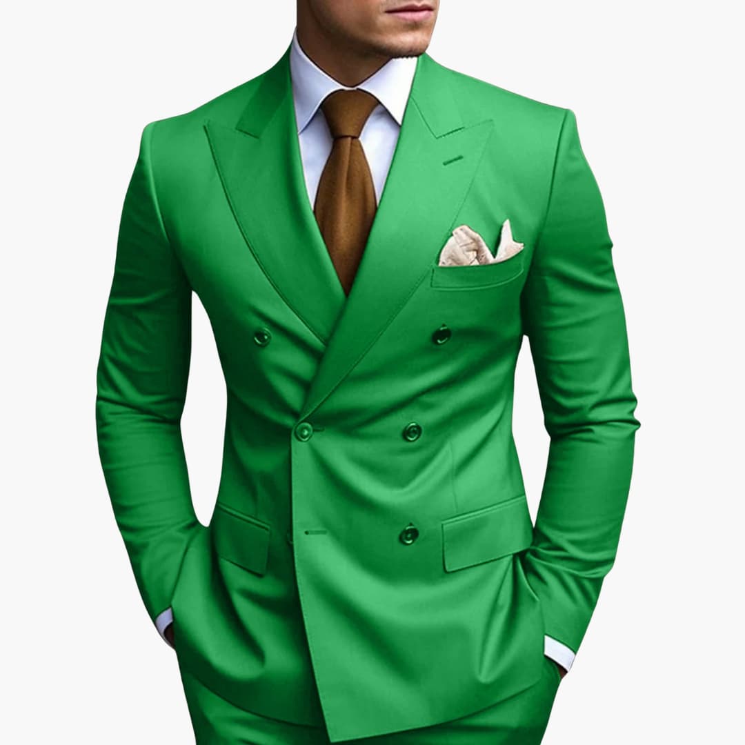 Zweireiher-Anzug für Herren - Klassisches Design mit Stil