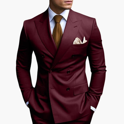 Zweireiher-Anzug für Herren - Klassisches Design mit Stil