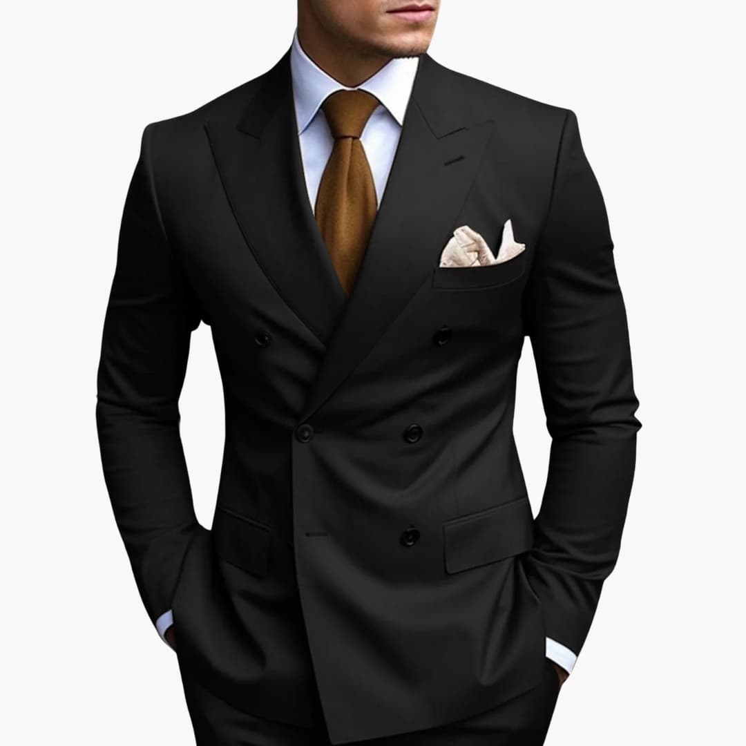 Zweireiher-Anzug für Herren - Klassisches Design mit Stil
