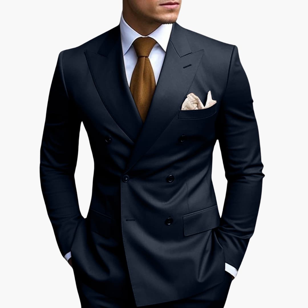 Zweireiher-Anzug für Herren - Klassisches Design mit Stil