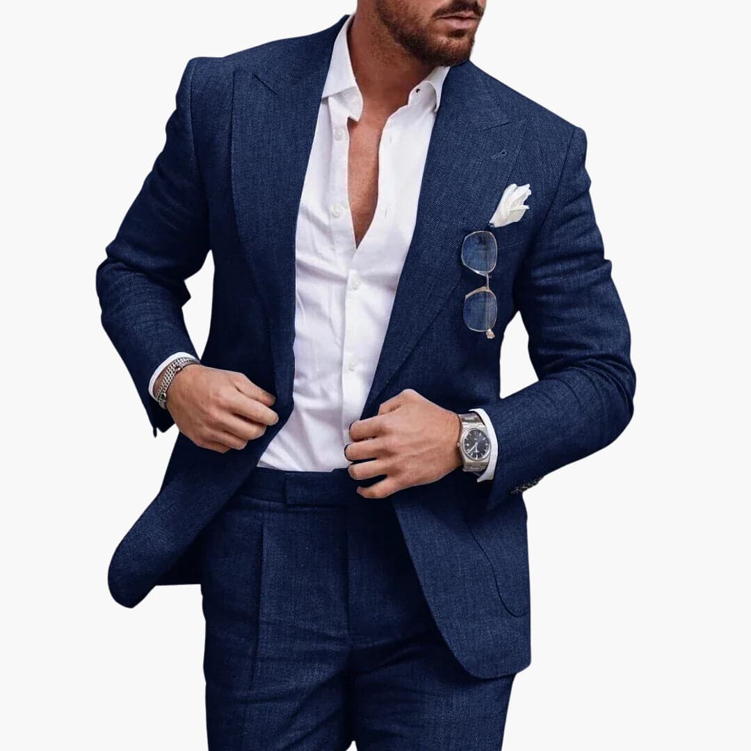 Zweiteiliger Anzug für Herren - Klassischer Business-Look