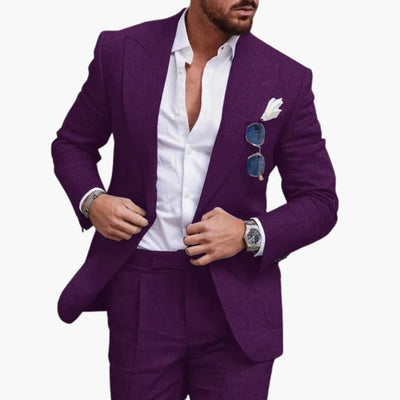 Zweiteiliger Anzug für Herren - Klassischer Business-Look