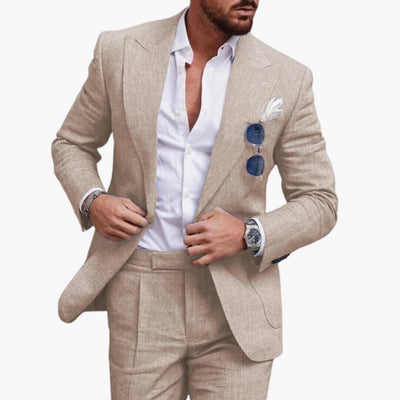 Zweiteiliger Anzug für Herren - Klassischer Business-Look